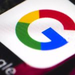 Logo der Google-Dienste auf dem Smartphone