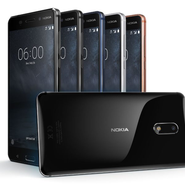 Nokia 6 in verschiedenen Ausführungen