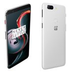 OnePlus 5T Sandstone White Front und Rückseite