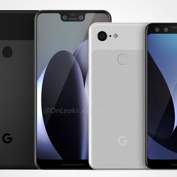 Google Pixel 3 und Pixel 3 XL als Renderbilder