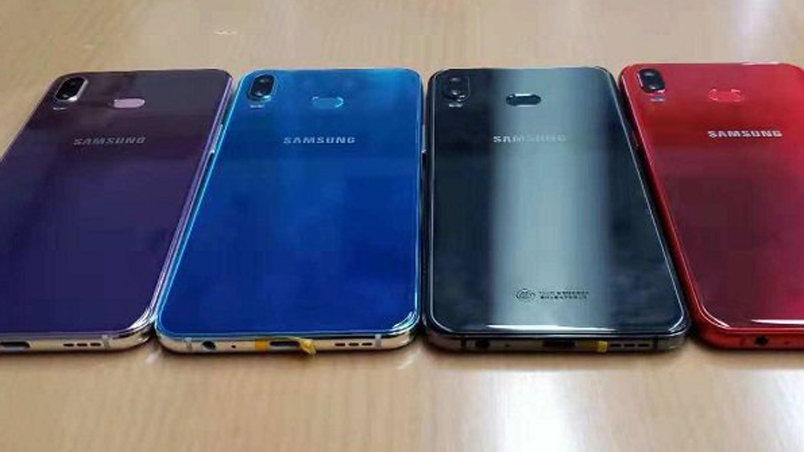 Galaxy A6s Leakbilder Enthullen Gradient Farben Updated