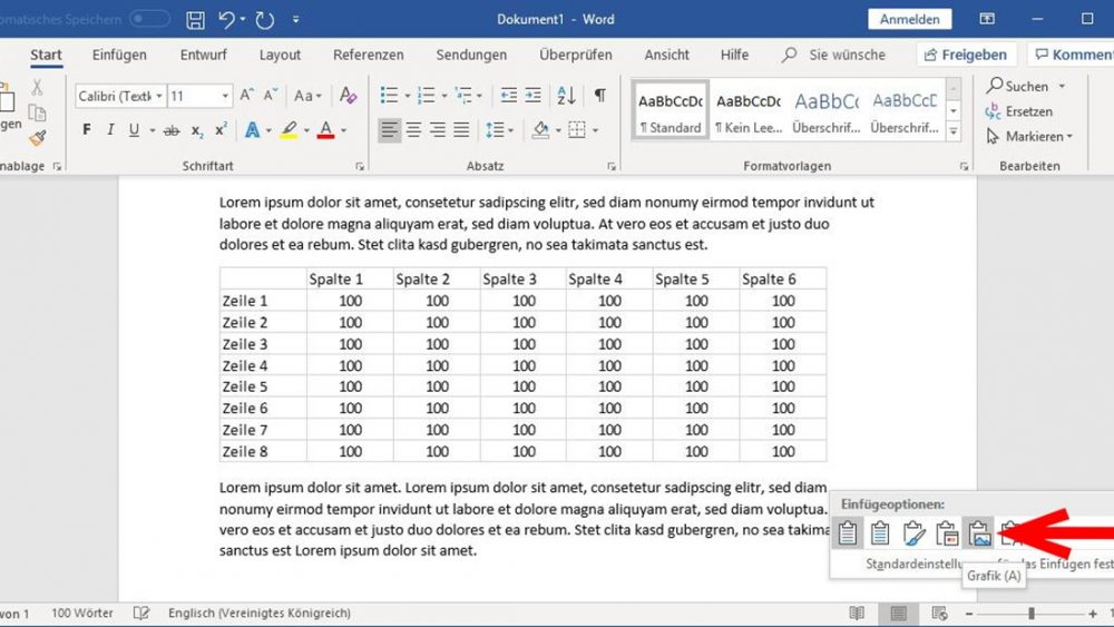 Listen Von Excel In Word Einbetten Excel In Word Einbetten Zellen Als Excel Objekt In Das