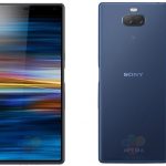 Sony XA3 Renderfotos von vorn und hinten