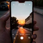 OnePlus fotografiert Sonnenuntergang