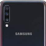 Galaxy A70 Rückseite mit Triple-Kamera