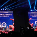 5G-Logo auf Samsung-Event