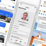 Collage verschiedener Screenshots von Instant-Messengern.
