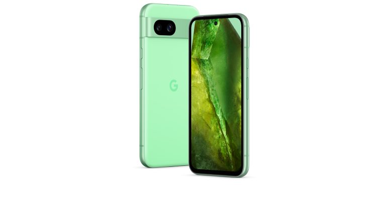 Produktfoto des Google Pixel 8a in Aloe.