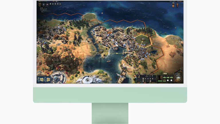 Auf einem iMac mit M4-Chip läuft Civilization VII.
